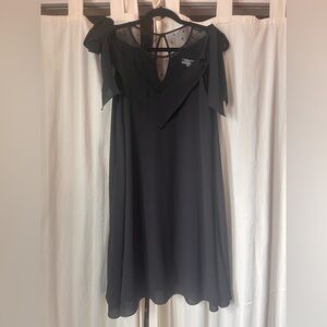 Black Claudie Pierlot Dress with Stars